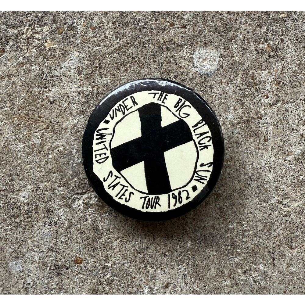 VTG 'X' - Under The Big Black Sun 1982 Tour 1" Pin